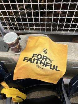 LAST ONE! NEW! 2024 San Diego Padres Postseason Giveaway Rally Towel “For The Faithful” From Game 1 Wild Card Vs Atlanta Braves