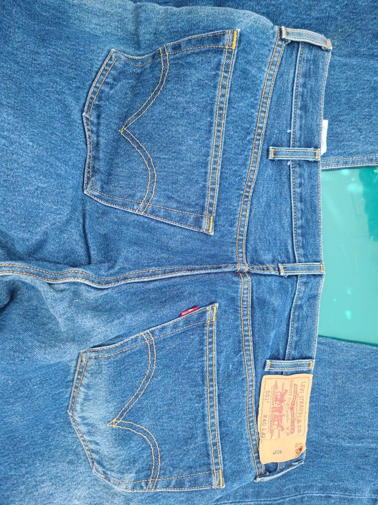 Levis 501 Men's Pants Jeans