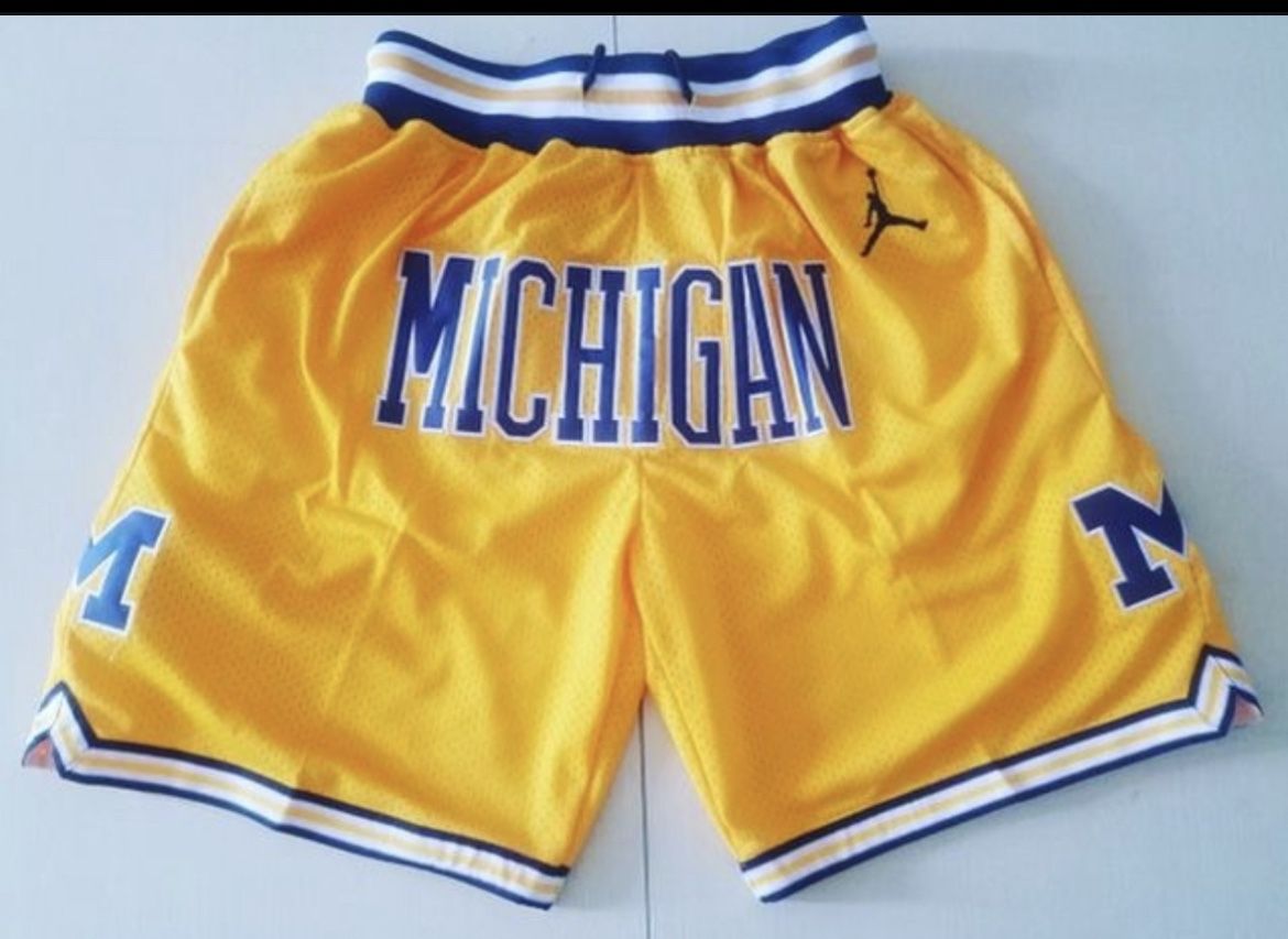 Michigan Just Don Shorts Size Large Or XL