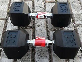 Rubber hex dumbbells 1.50 per lb
