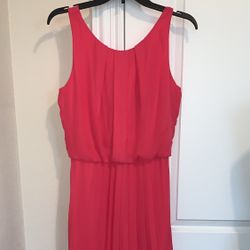 Hot Pink Chiffon Dress