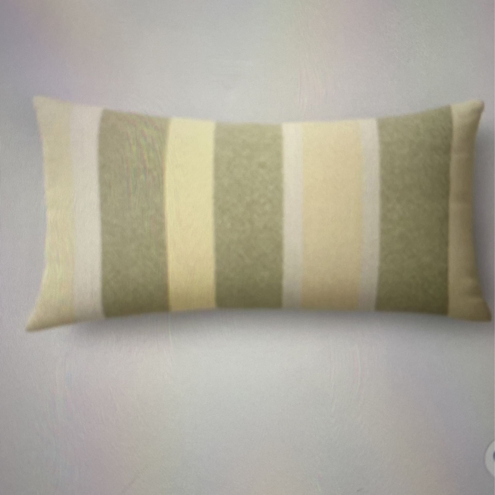 12”x24” Oversized Woven Stripped Throw Pillow