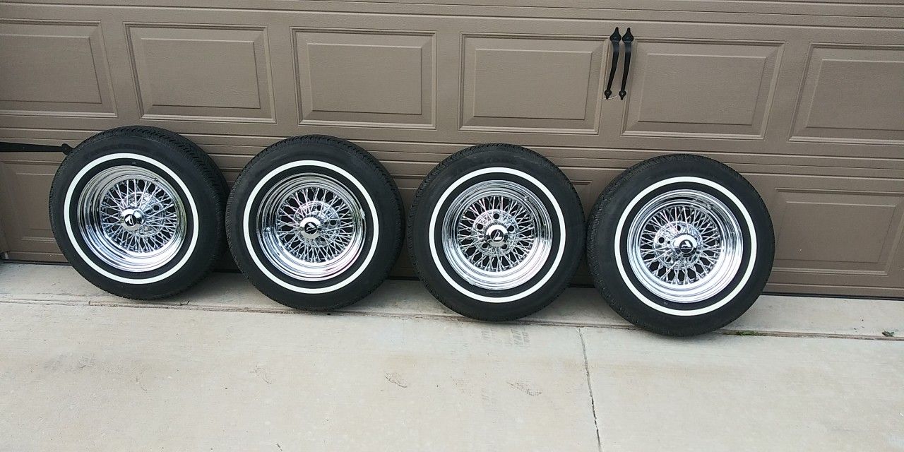 14” classic REVERSE offset wheels... Supremes, Cragars, Keystones, or