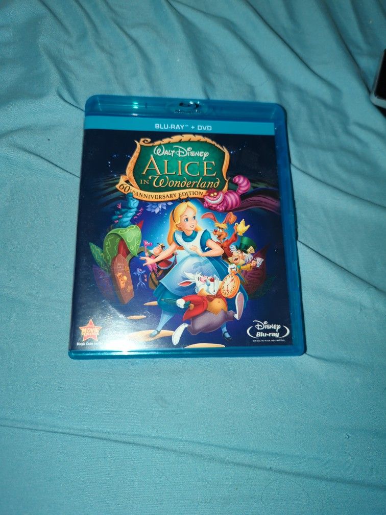Alice in Wonderland Blu Ray+ DVD