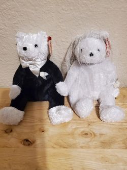 TY Beanie Babies- Bride & Groom