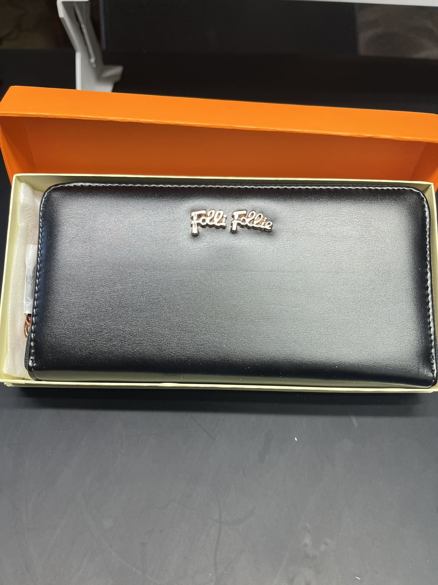Folli Follie Black Leather Wallet