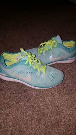 Teal Nike Free