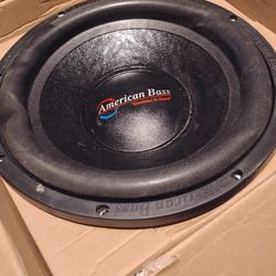 American Bass Speaker