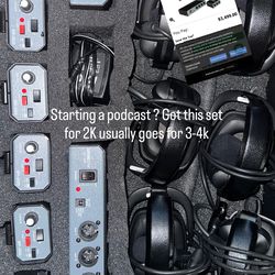 PortaCom COM-60FC 6 Headset Wired Intercom System