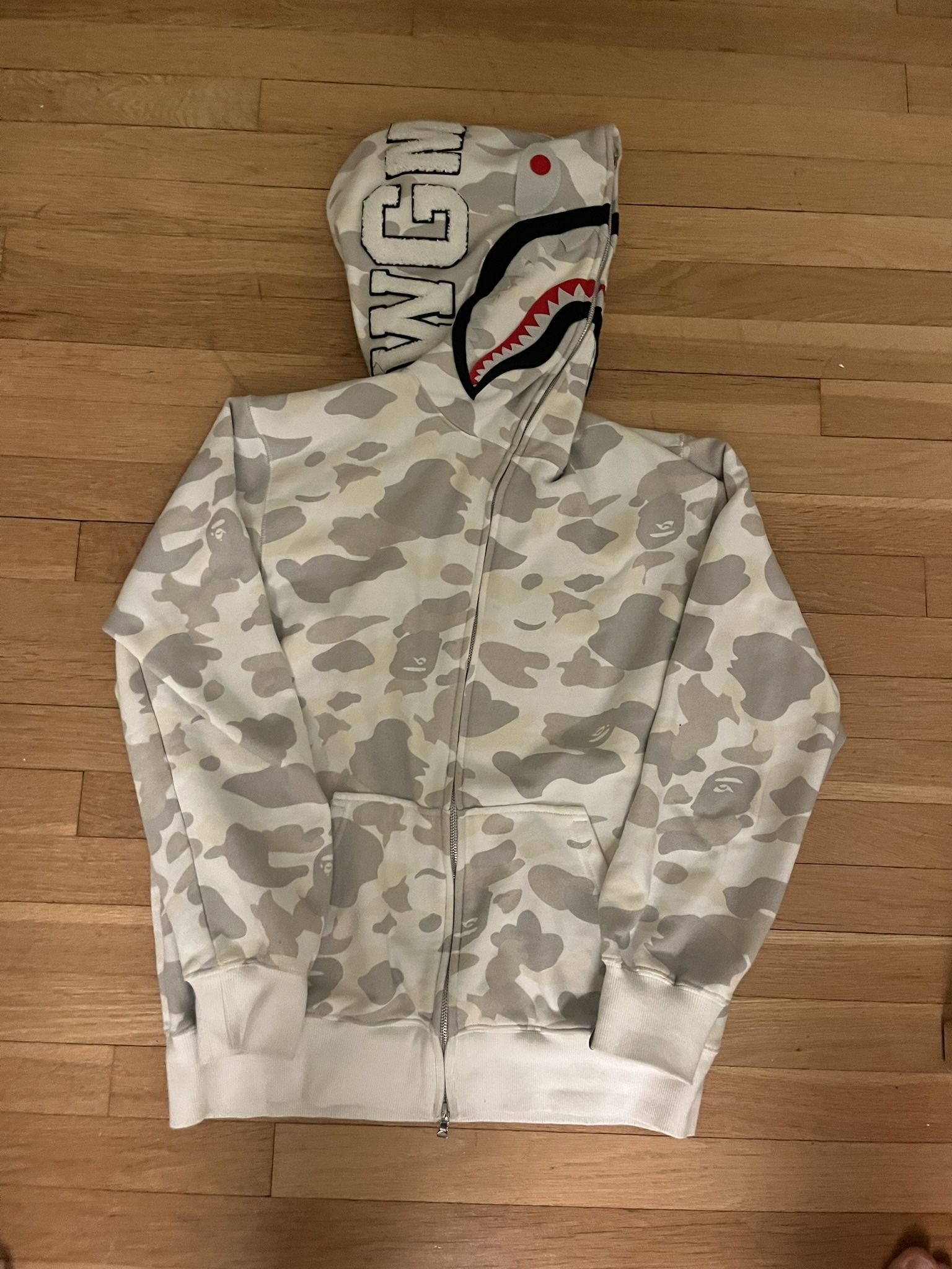 Bape City Camp Shark Full Zip Hoodie