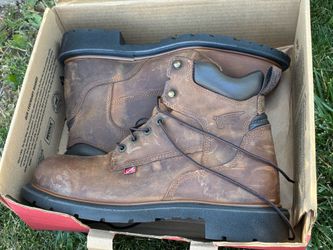 Men steel toe work Boots