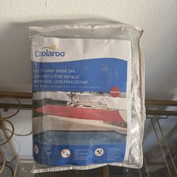 Coolaroo 13x7 ft Rectangle Shade Sail Terracotta UV Block Patio Sun Shade NEW