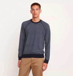 VINCE BIRDSEYE WOOL/CASHMERE SWEATER Size Medium