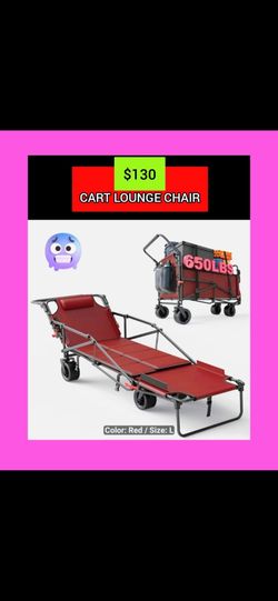 GIANT WAGON CART FOLDING CHAIR ZERO LOUNGE