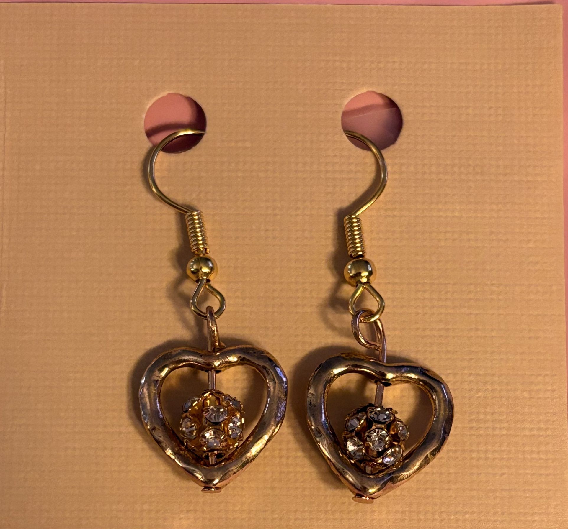 Dangle Heart Earrings