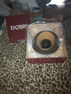 DOBBS/ BORSALINO fedora Hat Dark Brown