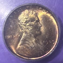 1909 1cent Vdb Penny Ms66 RB