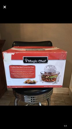 Magic chef 3 gallon glass bowl convention oven new