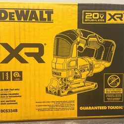 NEW DEWALT 20v XR JIGSAW 