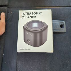 Ultrasonic Cleaner Black New