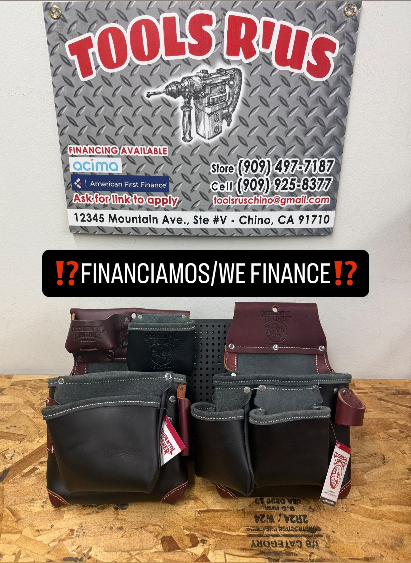 B5625 OCCIDENTAL LEATHER Green Building Framer Ser(SOLO POUCHES)**(FINANCIAMOS/WE FINANCE)**