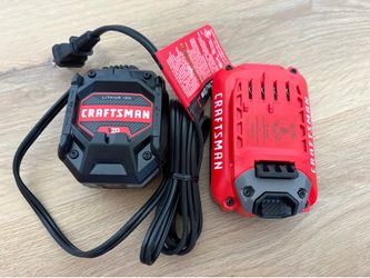 Craftsman V20 Lithium Ion Battery and Charger