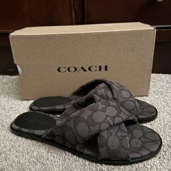 Coach Black Sandals  (Never used) Size 9 Women’s