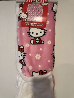 Fuzzy Hello Kitty Blanket