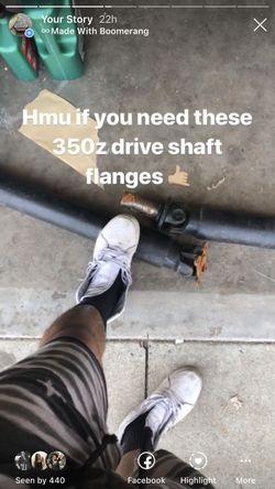 350z Drive shaft flanges