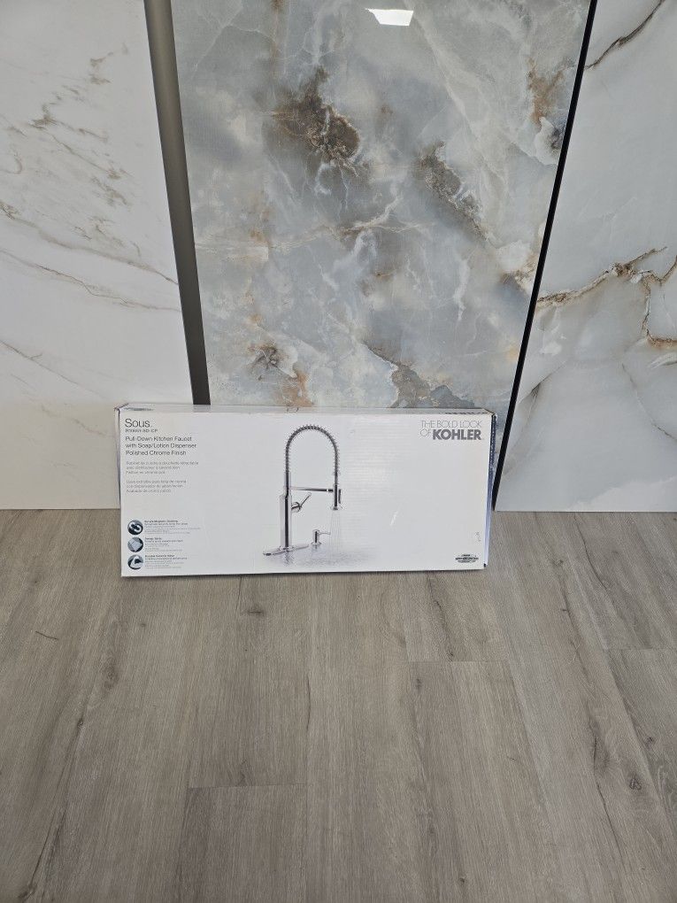 Kohler Pull-down Kitchen Faucet With Soap Dispenser