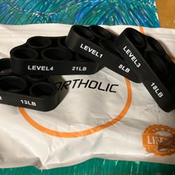 4 Pack Finger Strengthener Outer Hand Strength