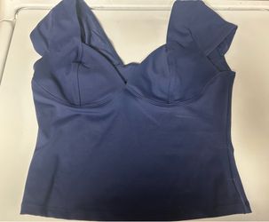 Navy blue crop top Size Small