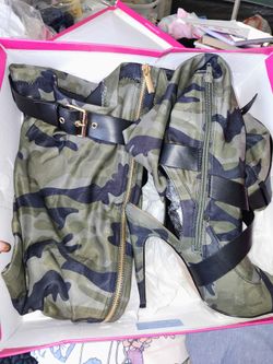 Army stiletto boot