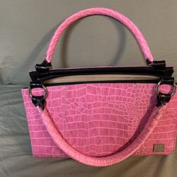 Miche Black Purse With Pink Shell