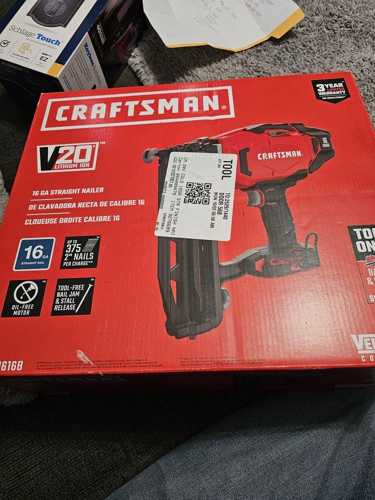 Craftsman 16 Guage Straight Nailer