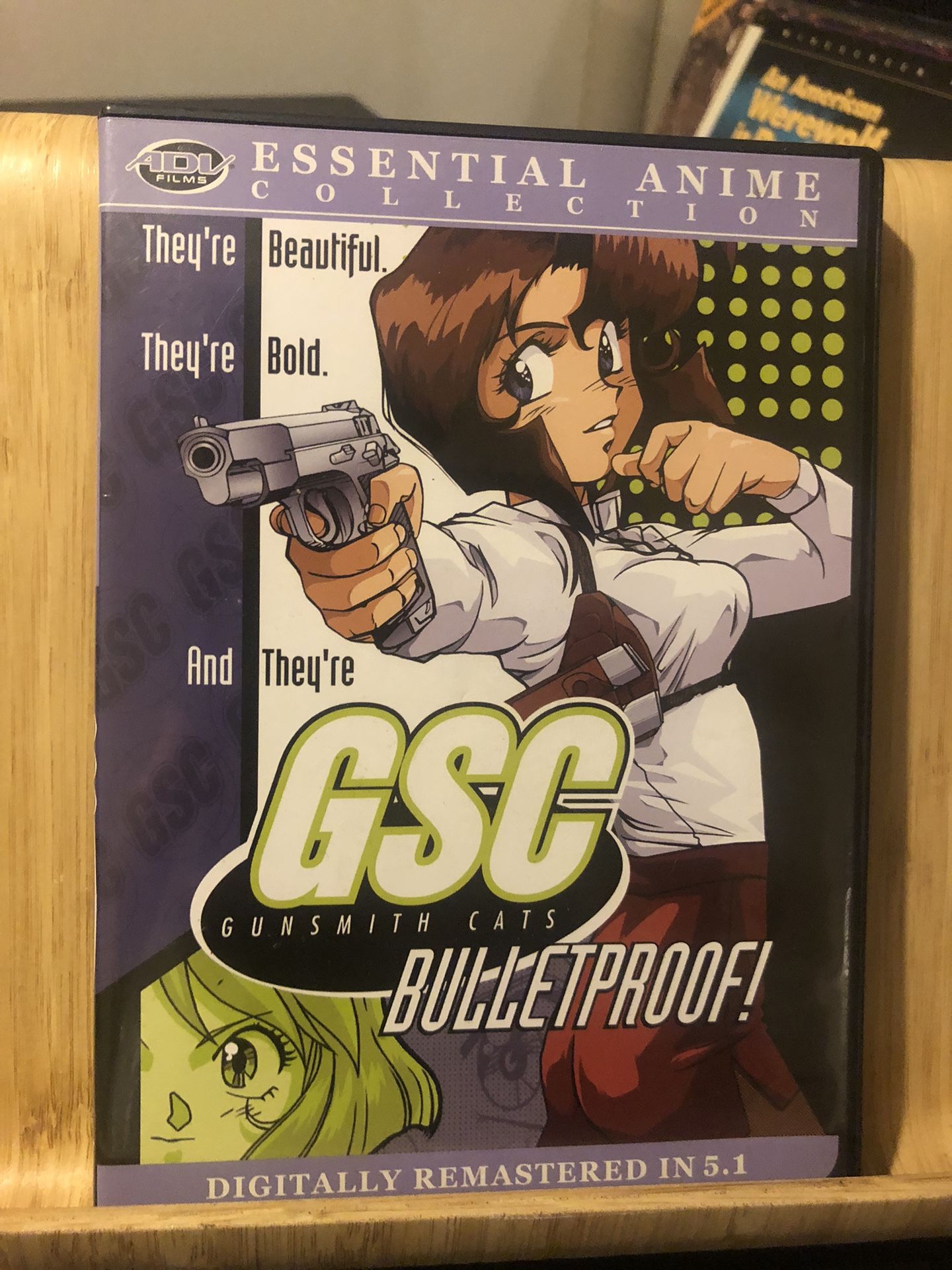 ADV Films Essential Anime Collection GSC Gunsmith Cats Bulletproof Remaster Anime DVD English / Japanese
