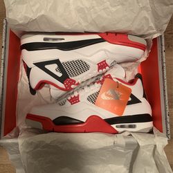 Retro 4 Fire Red