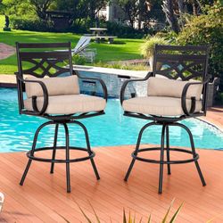 Outdoor Swivel Barstool