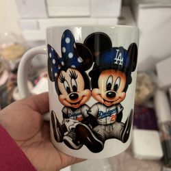 Mickey And Minnie Dodgers Mug