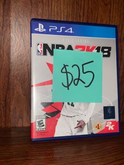 PlayStation Video Game PS5 PS4 NBA 2K18 Basketball