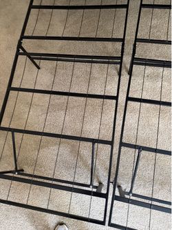 Queen metal bed frame. Price Negotiable
