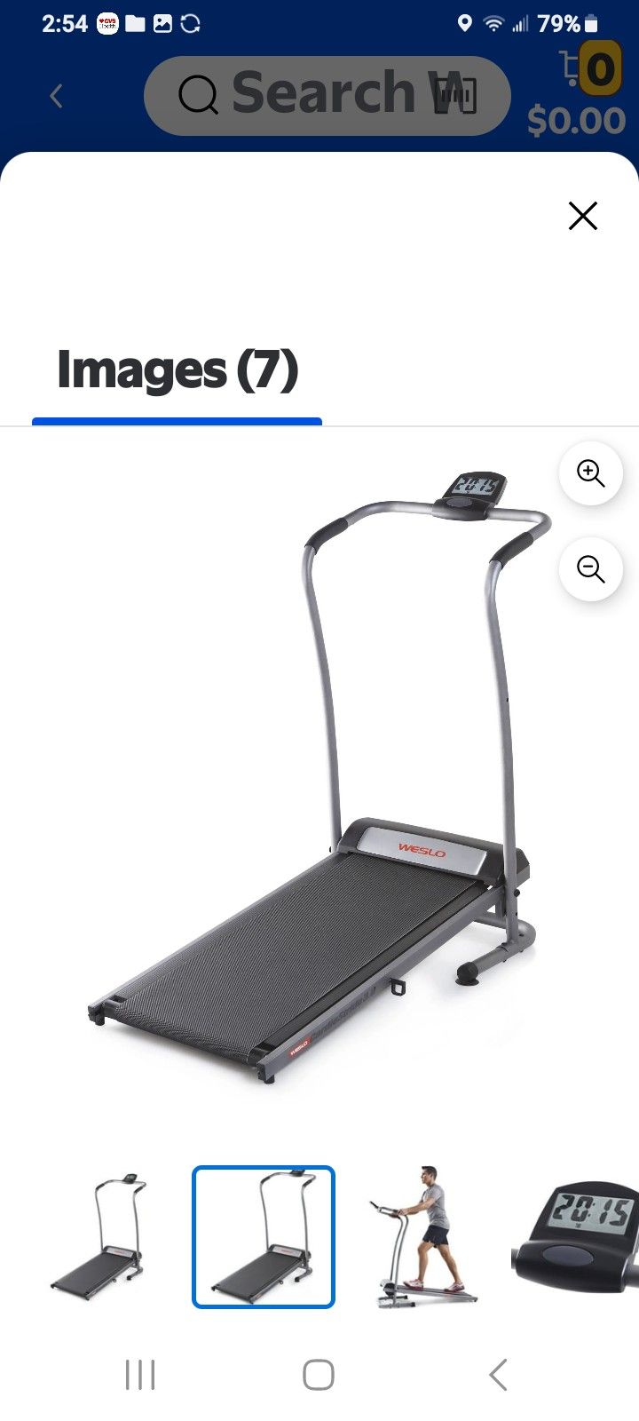 Weslo Cardio Stride 3.0 Manuel Treadmill