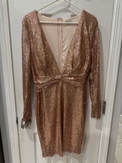 Rose Gold Sequin Dress