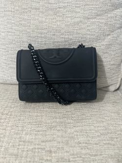 Tory Burch Matte Black Handbag