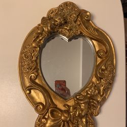 Vintage Mirror In Frame 