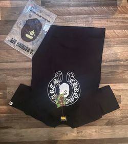 Bathing ape chrome collab size m