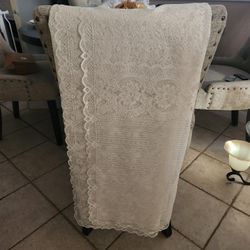 Lace Table Cover And Place Mats