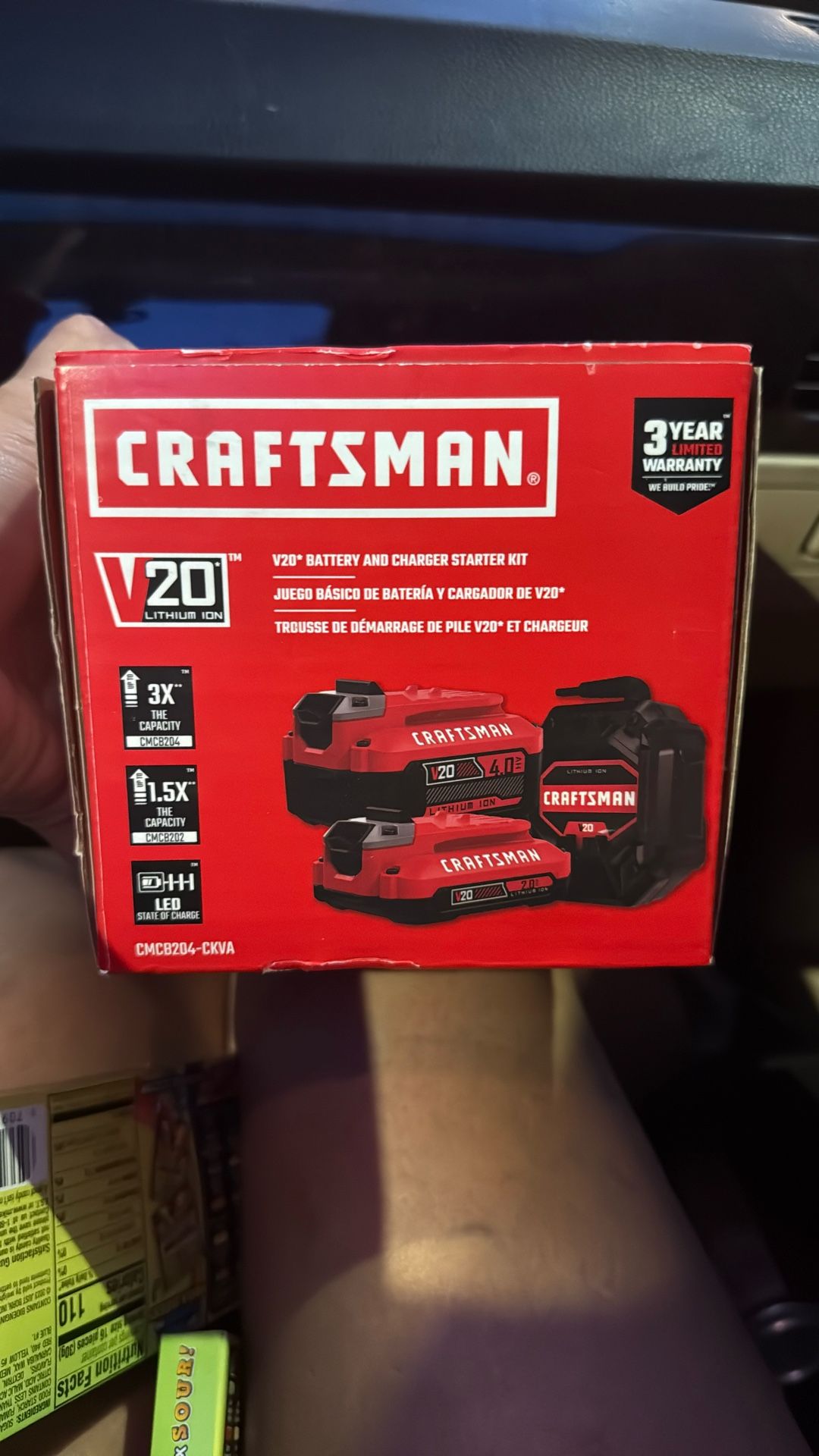 Craftsman V20* Battery And Charger Starter Kit