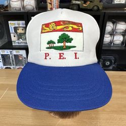 Vintage Prince Edward Island Snapback Adjustable Trucker Hat Cap Souvenir Canada 