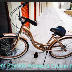 Kent 26 in. Bayside Women's Cruiser Bike, Rose Gold

